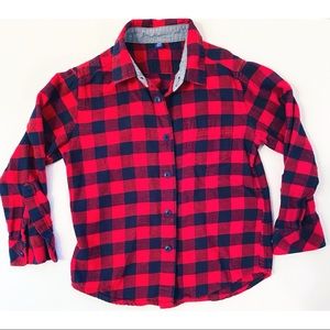 Uniqlo Buffalo Check Button Down Shirt